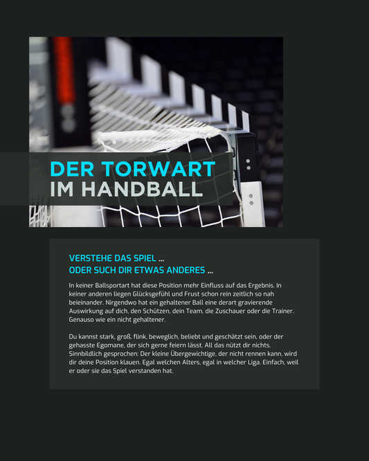 Das ultimative E-Book für Handball-Torhüter - UNLOCKING POTENTIAL